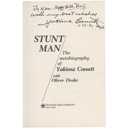 Lot #935 Yakima Canutt Book - Image 1