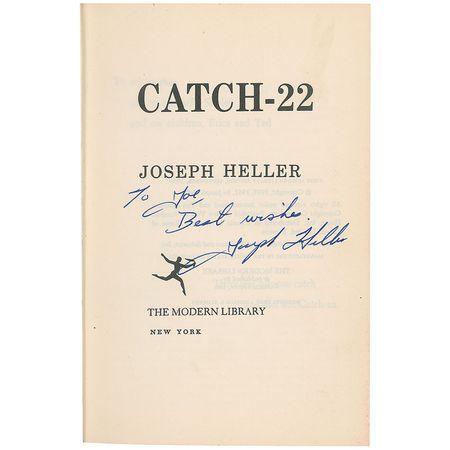 Lot #456 Joseph Heller Book - Image 1