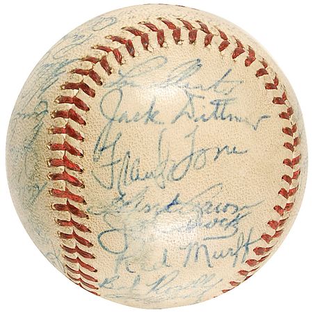 Lot #1452 Milwaukee Braves Baseball - Image 3