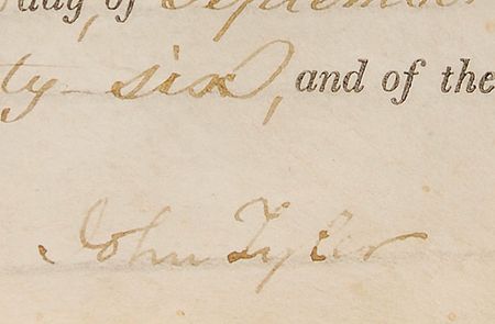 Lot #142 John Tyler: Virginia land grant issued to a prominent Wythe County justice of the peace - Image 2