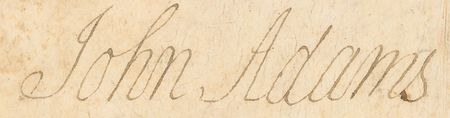 Lot #1 John Adams: Presidential naval appointment for a Massachusetts man - Image 2