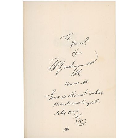 Lot #1345 Muhammad Ali Book - Image 1
