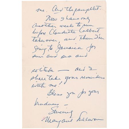 Lot #1067 Margaret Sullavan - Image 2