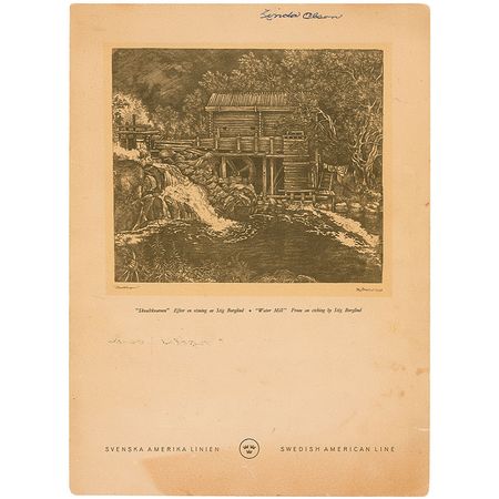Lot #682 Rick Nelson Menu - Image 2