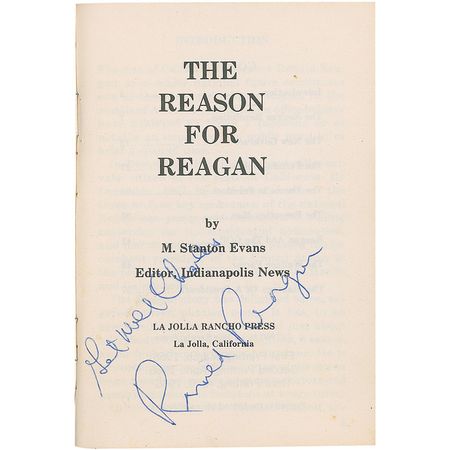 Lot #109 Ronald Reagan Book - Image 1