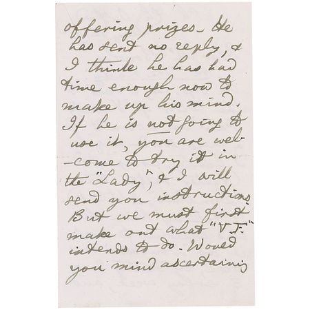 Lot #442 Charles L. Dodgson: Lewis Carroll writes of his ?new word-puzzle? in Vanity Fair and grumbles about the ?task of ?amusing 3 very good little girls??quite insatiable in the ways of puzzles and stories? - Image 2
