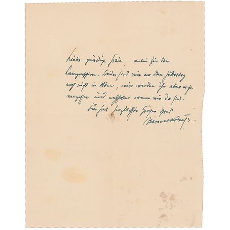 Lot #1008 Werner Krauss - Image 1