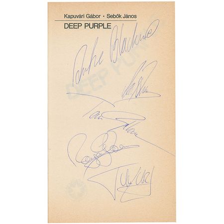 Lot #652 Deep Purple Book - Image 1