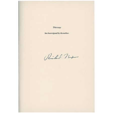 Lot #95 Richard Nixon Book - Image 1