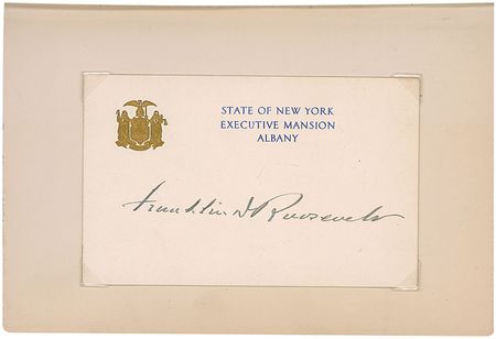 Lot #117 Franklin D. Roosevelt Signature - Image 1