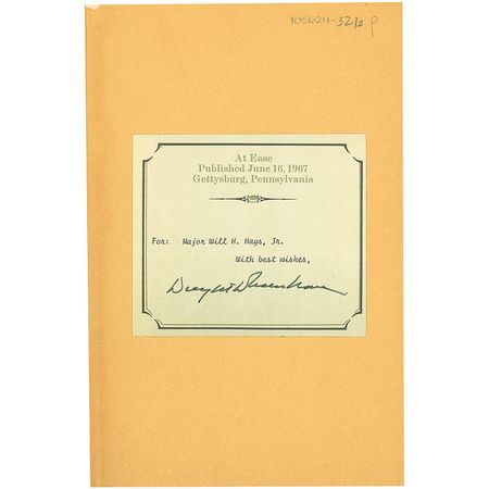 Lot #37 Dwight D. Eisenhower Book