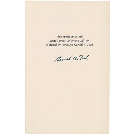 Lot #42 Gerald Ford Book - Image 1
