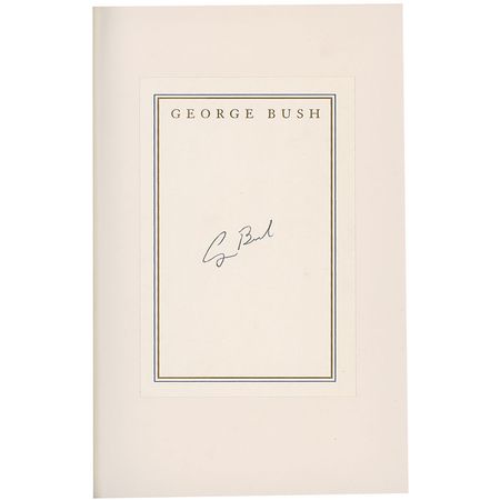 Lot #13 George Bush Book