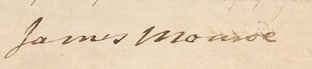 Lot #88 James Monroe Signed Document - Image 2