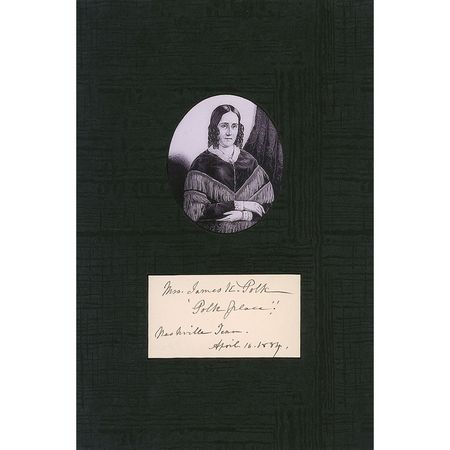 Lot #103 Sarah Polk Signature - Image 1