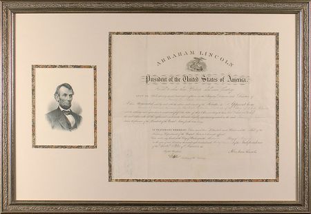 Lot #79 Abraham Lincoln: Repaying a former Rhode Island governor for his loyalty - Image 1