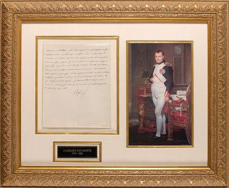 Lot #258 Napoleon: Monitoring the resources of his Grand Army, Napoleon critiques the report of his financial advisor, complaining 