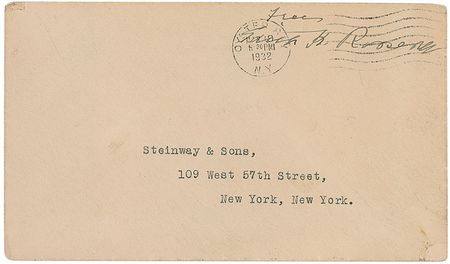 Lot #112 Edith K. Roosevelt Letter and Free Frank - Image 2