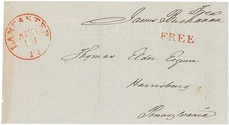 Lot #8 James Buchanan Free Frank