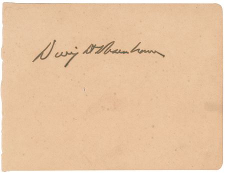 Lot #38 Dwight D. Eisenhower Signature