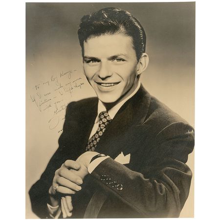 Lot #1294 Frank Sinatra Signed Photograph - Image 1