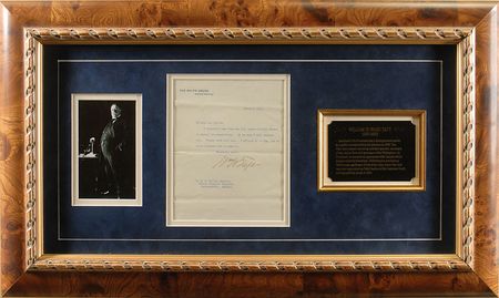 Lot #132 William H. Taft Typed Letter Signed - Image 1