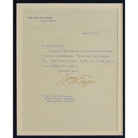 Lot #132 William H. Taft Typed Letter Signed - Image 2