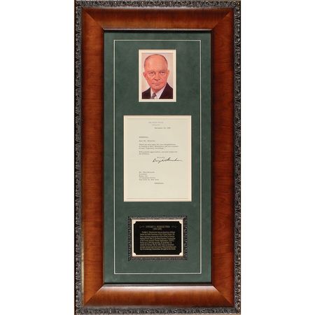 Lot #39 Dwight D. Eisenhower Typed Letter Signed