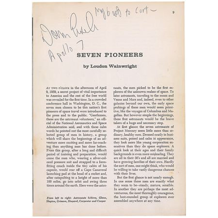 Lot #397 Mercury 7: America’s space pioneers - Image 3