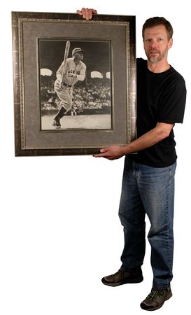 Lot #1482 Babe Ruth: An enormous portrait inscribed to a Chicago speakeasy owner, one of only a handful of oversized portraits known to exist, quite possibly the first one offered since the Halper collection - Image 4