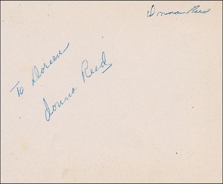 Lot #1150 It’s a Wonderful Life: Stewart and Reed Signatures - Image 2