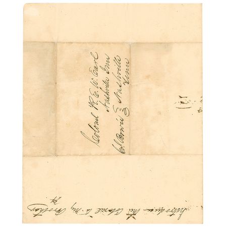 Lot #230 Sam Houston Handwritten Letter Signed - Image 2
