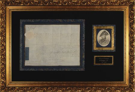 Lot #247 King George III: Exemplary appointment from the Mad King - Image 1
