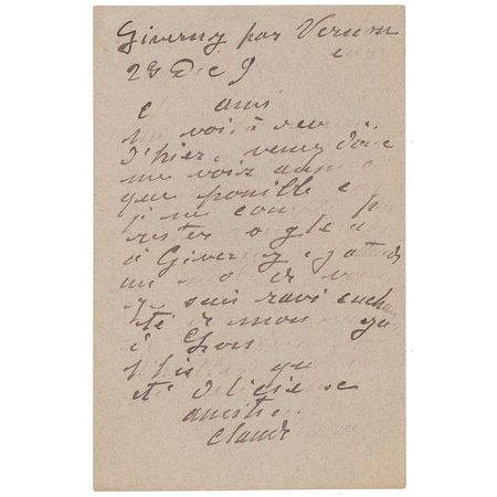 Lot #550 Claude Monet: Monet is ?back home? in Giverny - Image 1