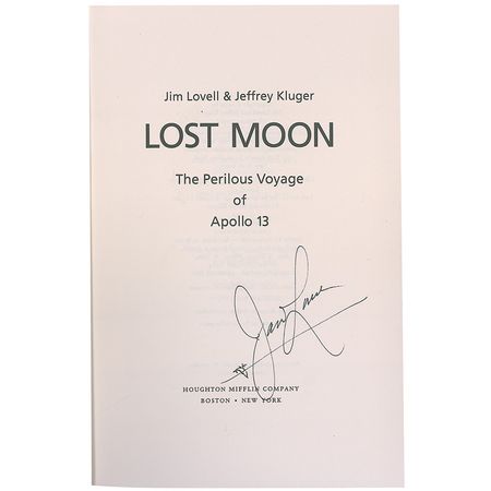 Lot #444 James Lovell Book - Image 1