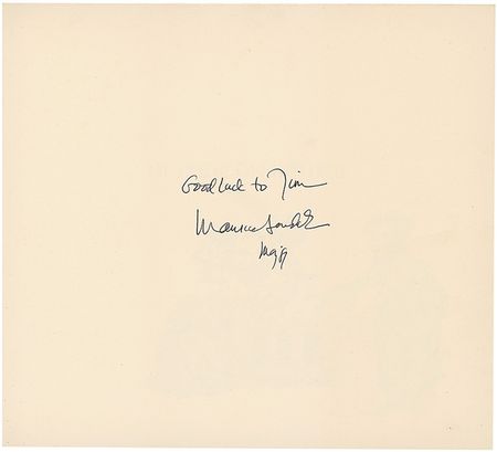 Lot #572 Maurice Sendak Book - Image 1