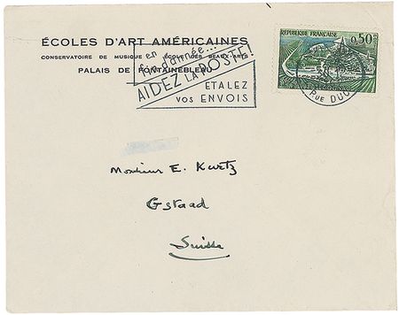 Lot #634 Nadia Boulanger: Lengthy musical manuscript by the renowned composer and lifelong teacher - Image 9