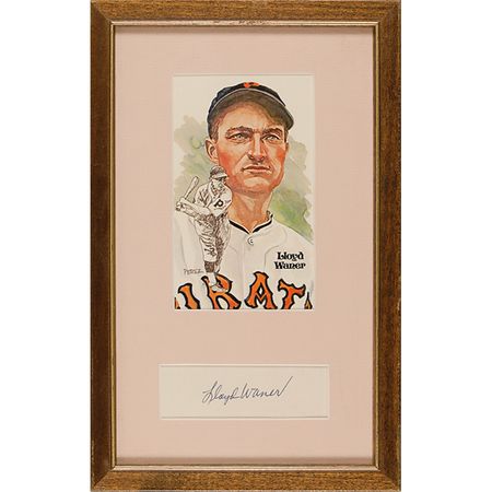 Lot #1570 Lloyd Waner Signature - Image 1