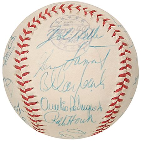 Lot #1489 Detroit Tigers Baseball - Image 1