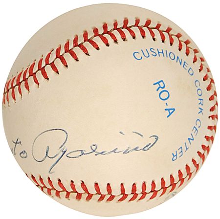 Lot #1485 Luis Aparicio Baseball - Image 2