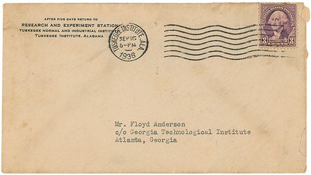 Lot #152 George Washington Carver: “I spoke yesterday down town before a Civitan Club on the work that I am doing with infantile paralysis” - Image 2