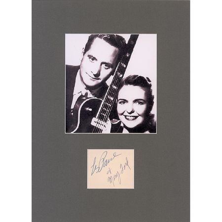 Lot #847 Les Paul and Mary Ford Signatures - Image 2