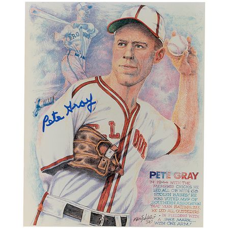 Lot #1583 Pete Gray - Image 2