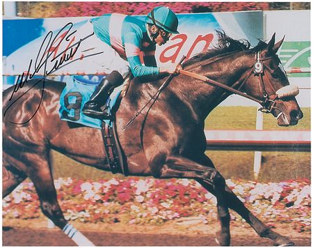 Lot #1586 Horse Racing: Mike Smith - Image 1