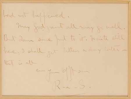 Lot #585 Robert Louis Stevenson: Author of the classic Treasure Island - Image 2