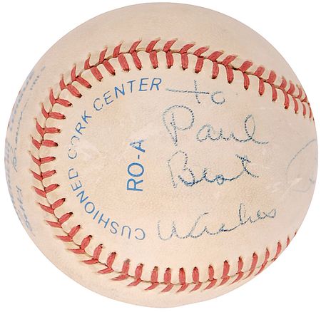 Lot #1500 Billy Martin Baseball - Image 2