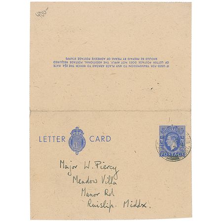 Lot #666 William Walton Handwritten Letter Signed - Image 2