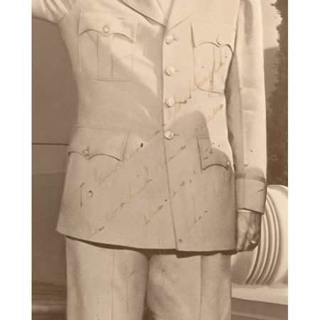 Lot #351 Douglas MacArthur: The legendary general presents an oversized portrait to California’s governor - Image 1