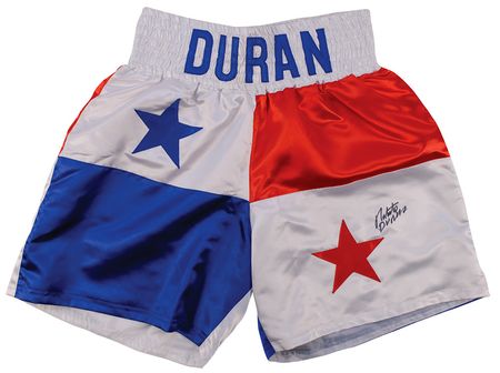 Lot #1523 Roberto Duran Boxing Trunks - Image 1