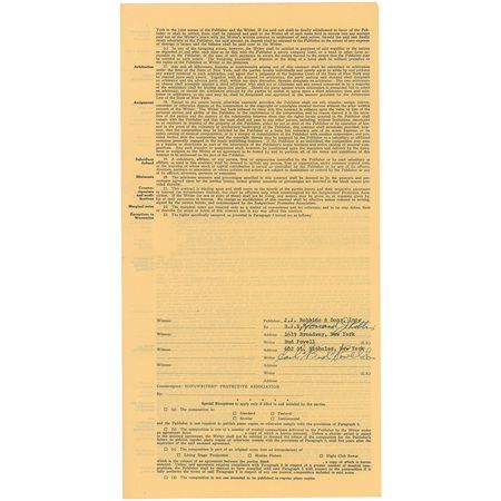 Lot #712 Earl ‘Bud’ Powell: Powell sells the rights to one of his intimate jazz solos - Image 2